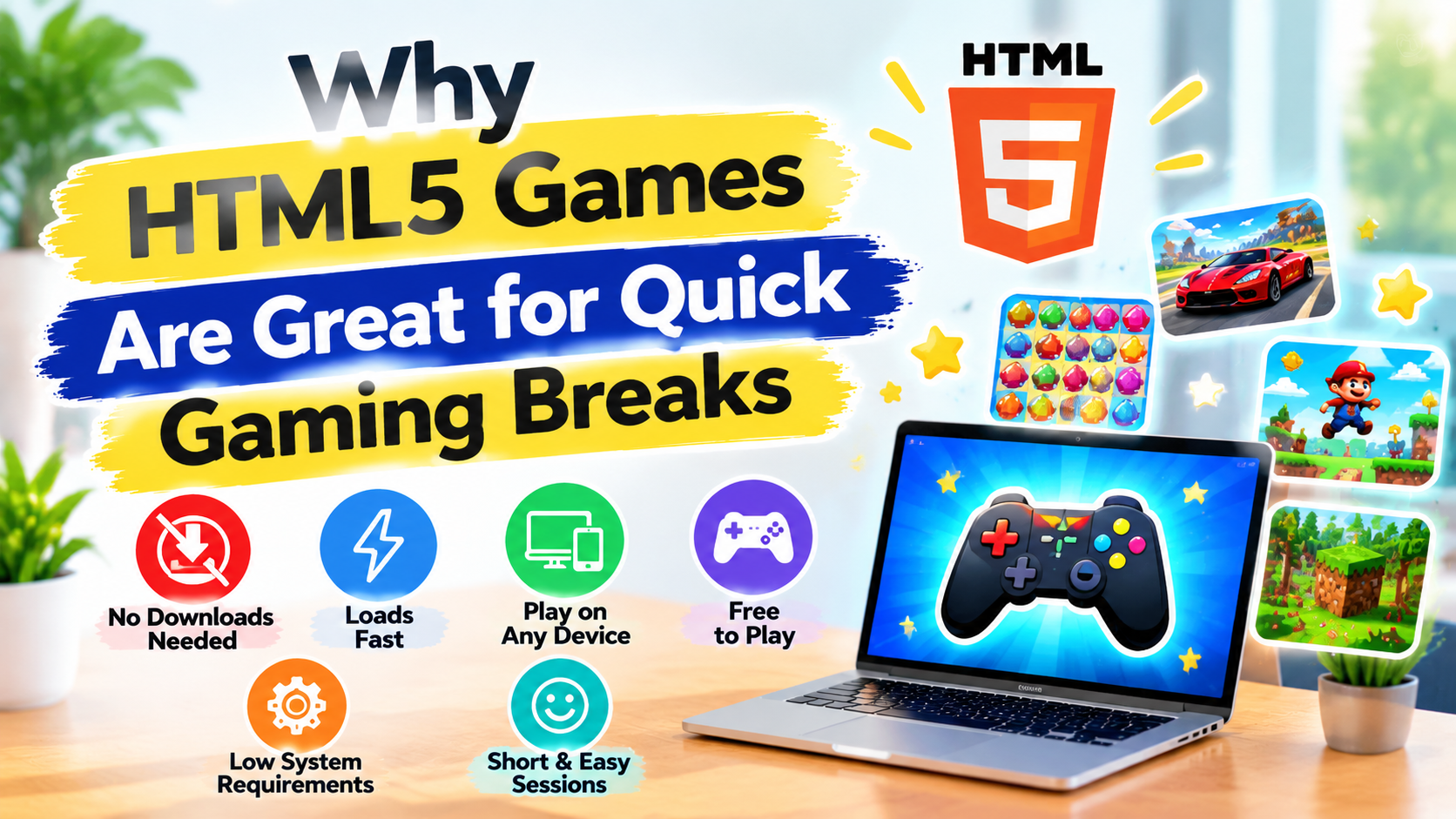 Why HTML5 Games Are Great for Quick Gaming Breaks